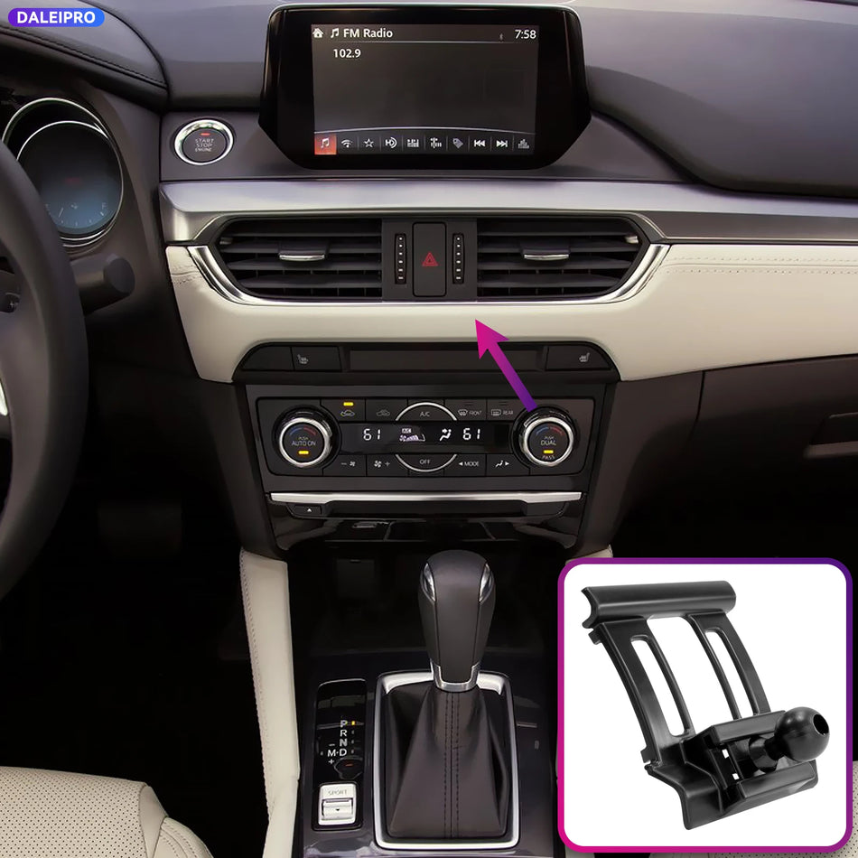 Auto Handyhalter Basis mit ABS und 66W Ladefunktion für Mazda 6 (2015-2017)
