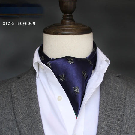 British Men's Silk Scarf &ndash; Elegant Satin Touch