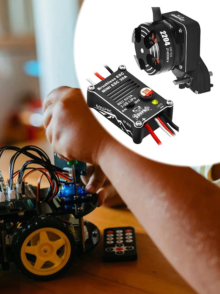 2204 2400KV Outrunner Motor With Transmission &ndash; ESC Included