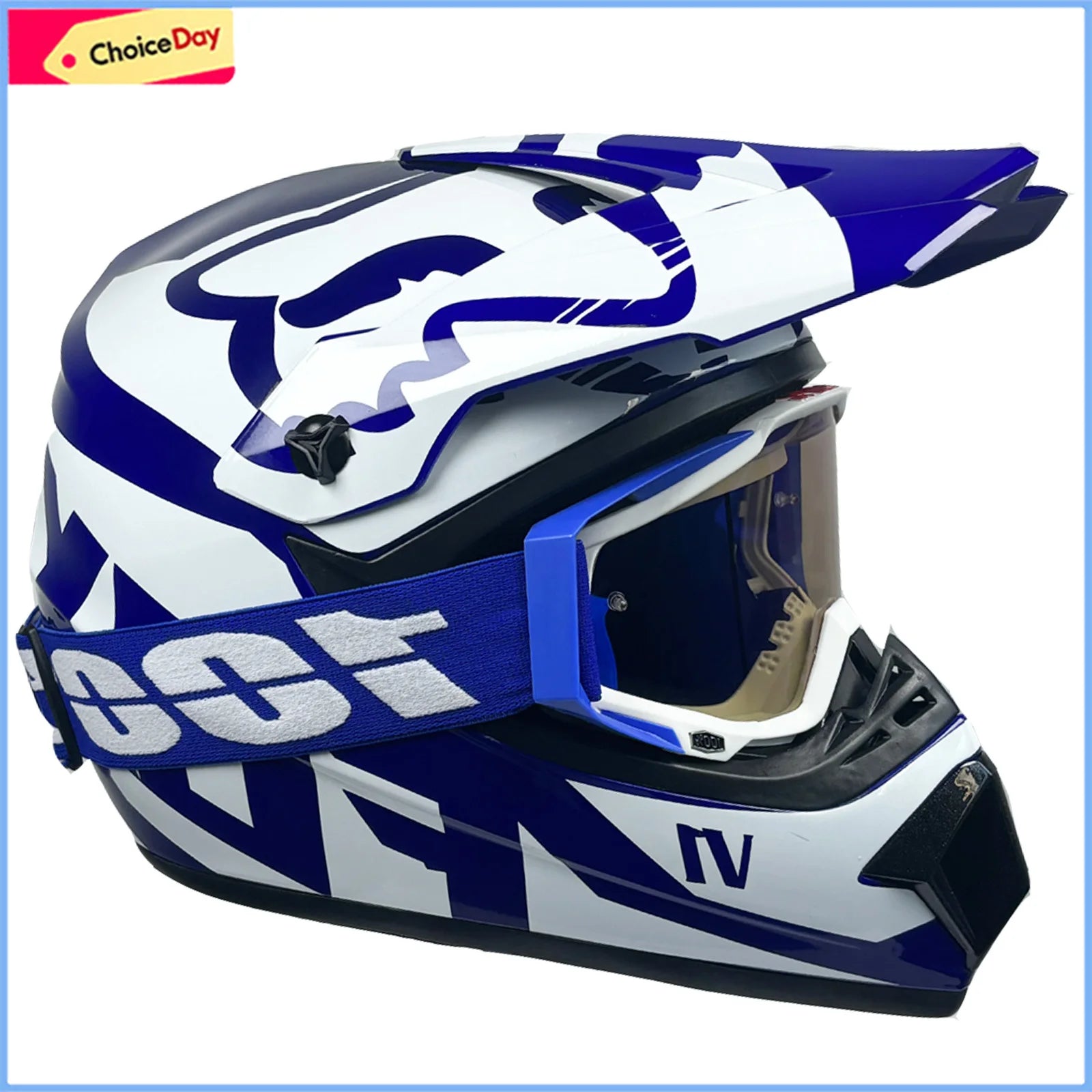 NoEnName_Null Off-Road Safety Helmet for Kids and Youth LANBAI / M