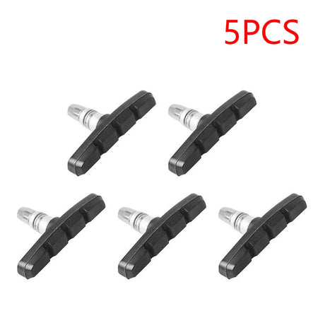 1-30Pairs MTB Road Brake Pads Silent - Durable Rubber Blocks 5PCS