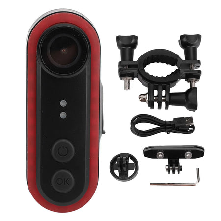 Bike Camera 1080P 150&deg; Wide Angle &ndash; Waterproof Tail Light 32GB