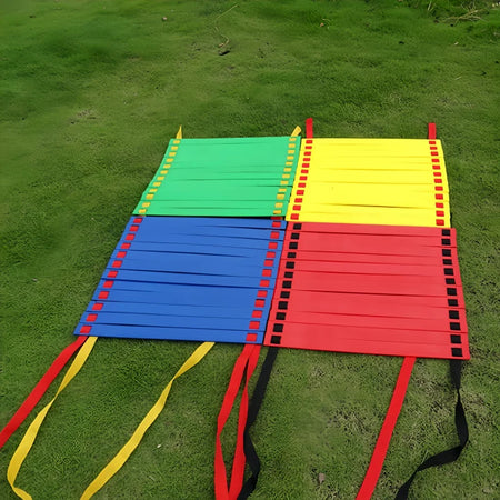 Agility Training Set with Skipping Ladders and Speed Rope