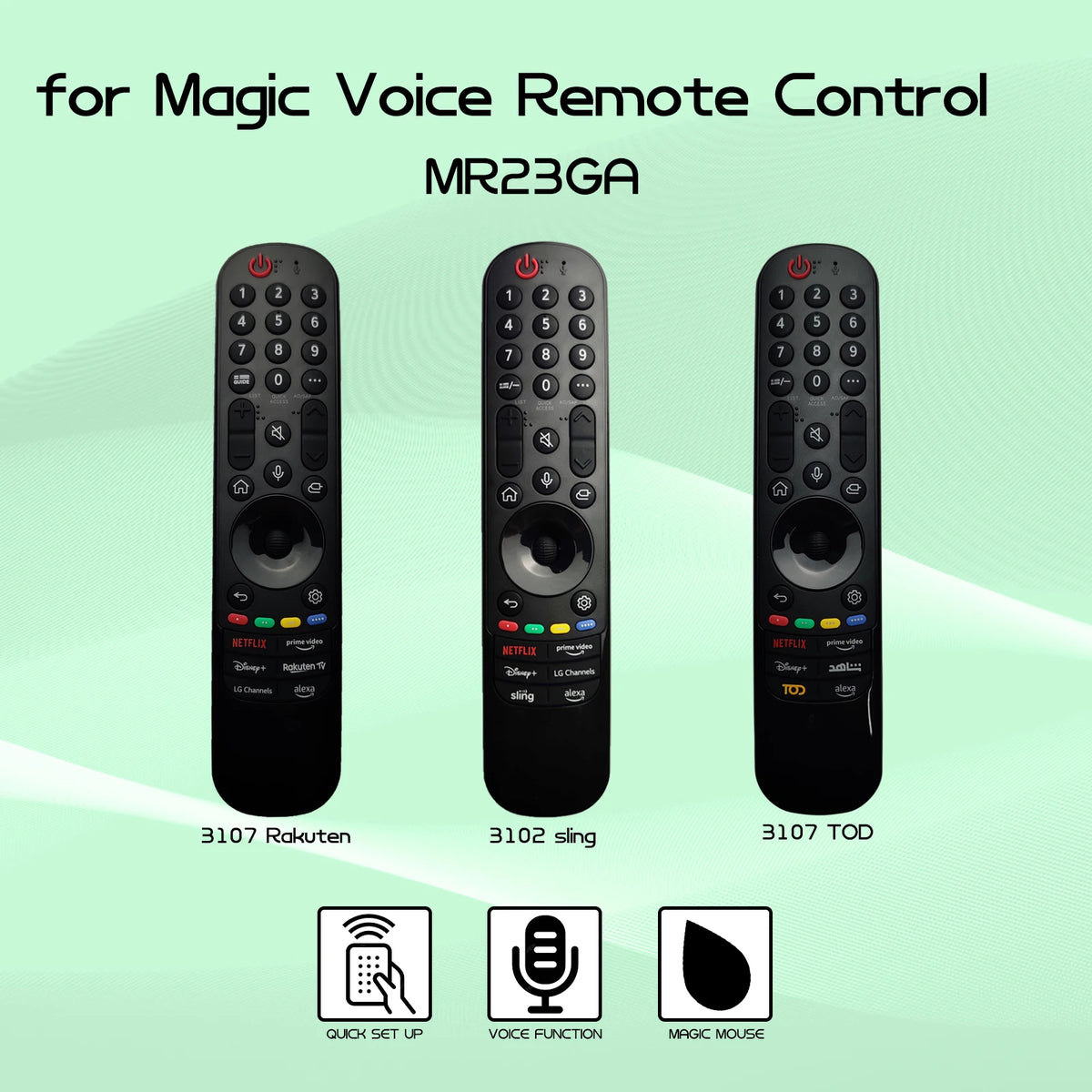 MR23GA Magic Remote &ndash; Voice and Pointer Control Feature