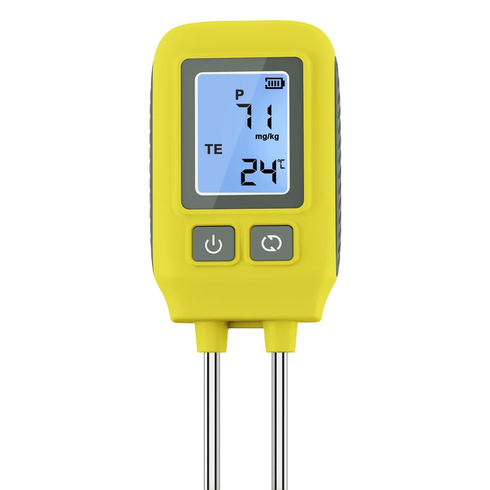 4 In 1 Soil Tester &ndash; Backlit LCD NPK Meter For Garden Farm NPK Temp
