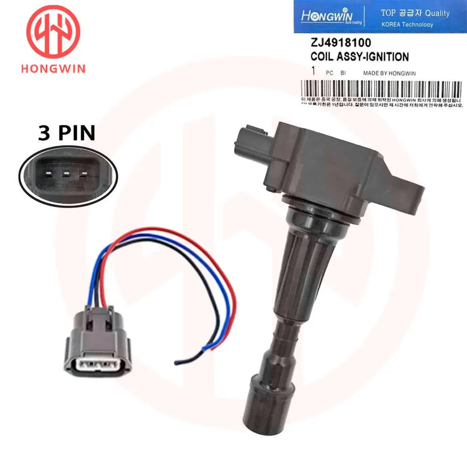 Bobina de Ignição para Mazda 3 M3 1.6, ZJ4918100, ZJ2018100