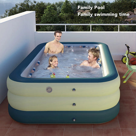 Blow Up Swimming Pool &ndash; Thickened PVC Durable For Adults