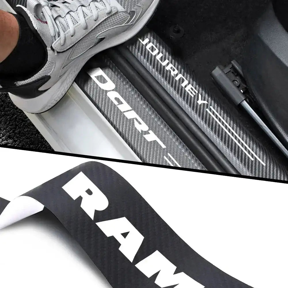 Dodge Charger Carbon Fiber Door Sill Protector 4Pcs