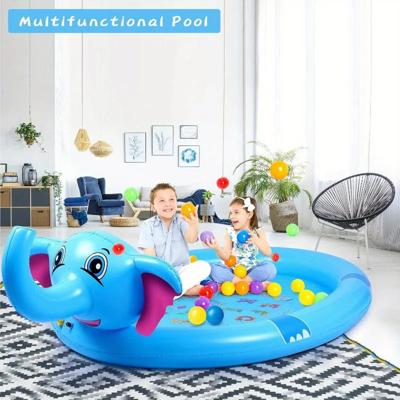Large Elephant Splash Pad &ndash; Safe Interactive Water Play