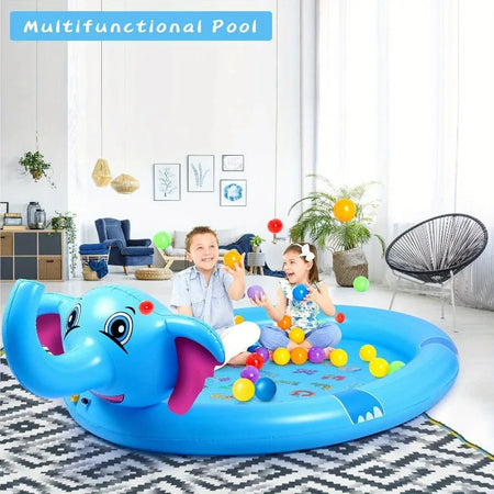 Large Elephant Splash Pad &ndash; Safe Interactive Water Play