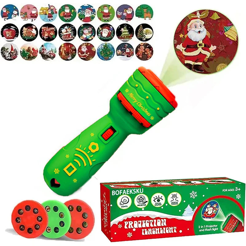 Early Education Slide Story Machine &ndash; Engaging Bedtime Projection for Kids Christmas green