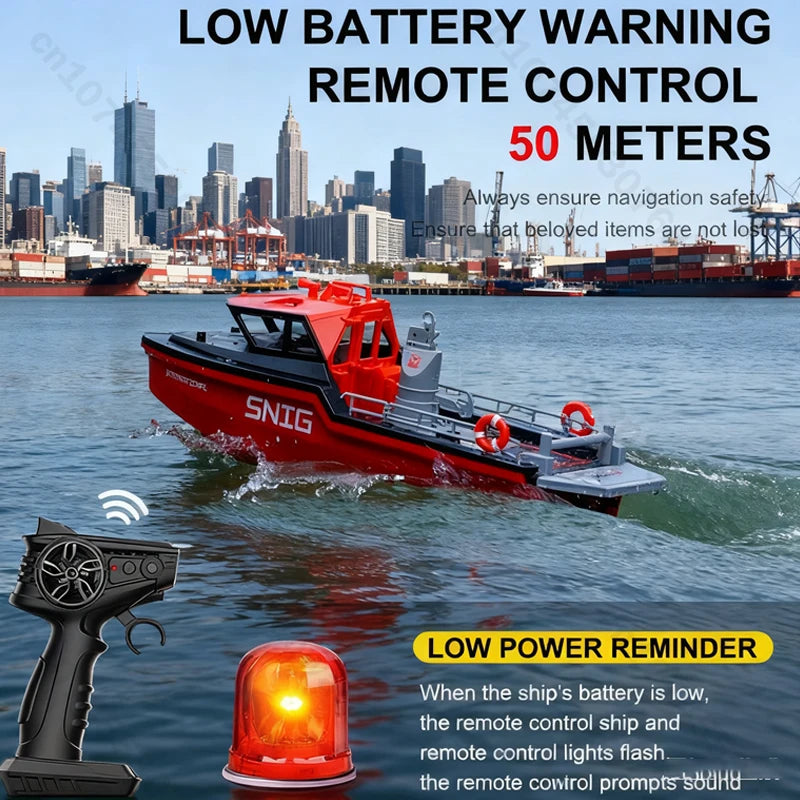 CONUSEA TX694 Barcă RC Motor Brushless 2.4G Barcă de Salvare Rapidă