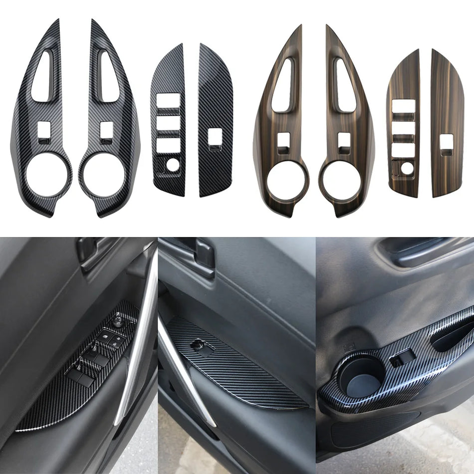 Toyota Corolla Cross XG10 Pokrov naljepnice za podizanje prozora ABS 4 kom.