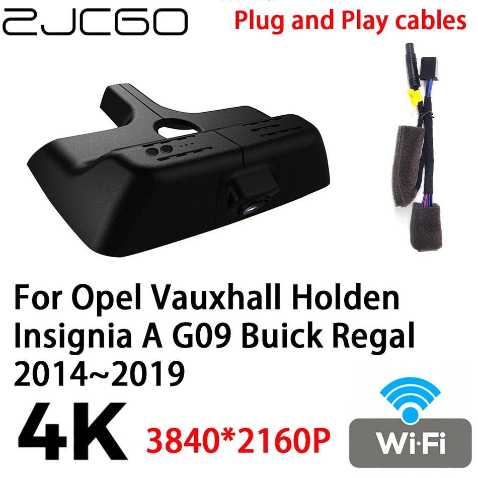 Car DVR Dash Cam 4K 2160P Plug and Play For Opel Insignia A G09 Buick Regal 2014-2019