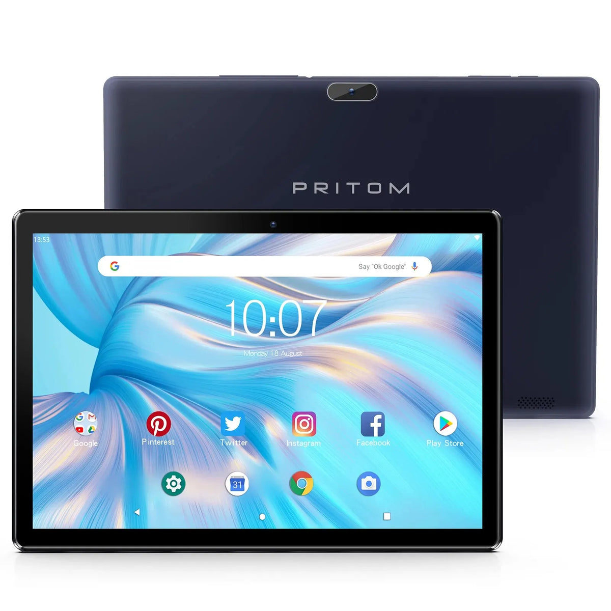 PRITOM Android 10 Tablet &ndash; Ultra Slim 10.1 Inch Tablet