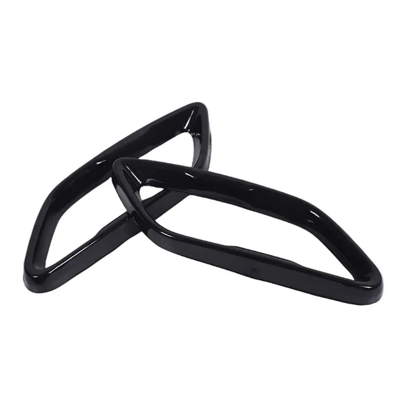 Copertura del silenziatore di scarico in acciaio inox nero per BMW Serie 8