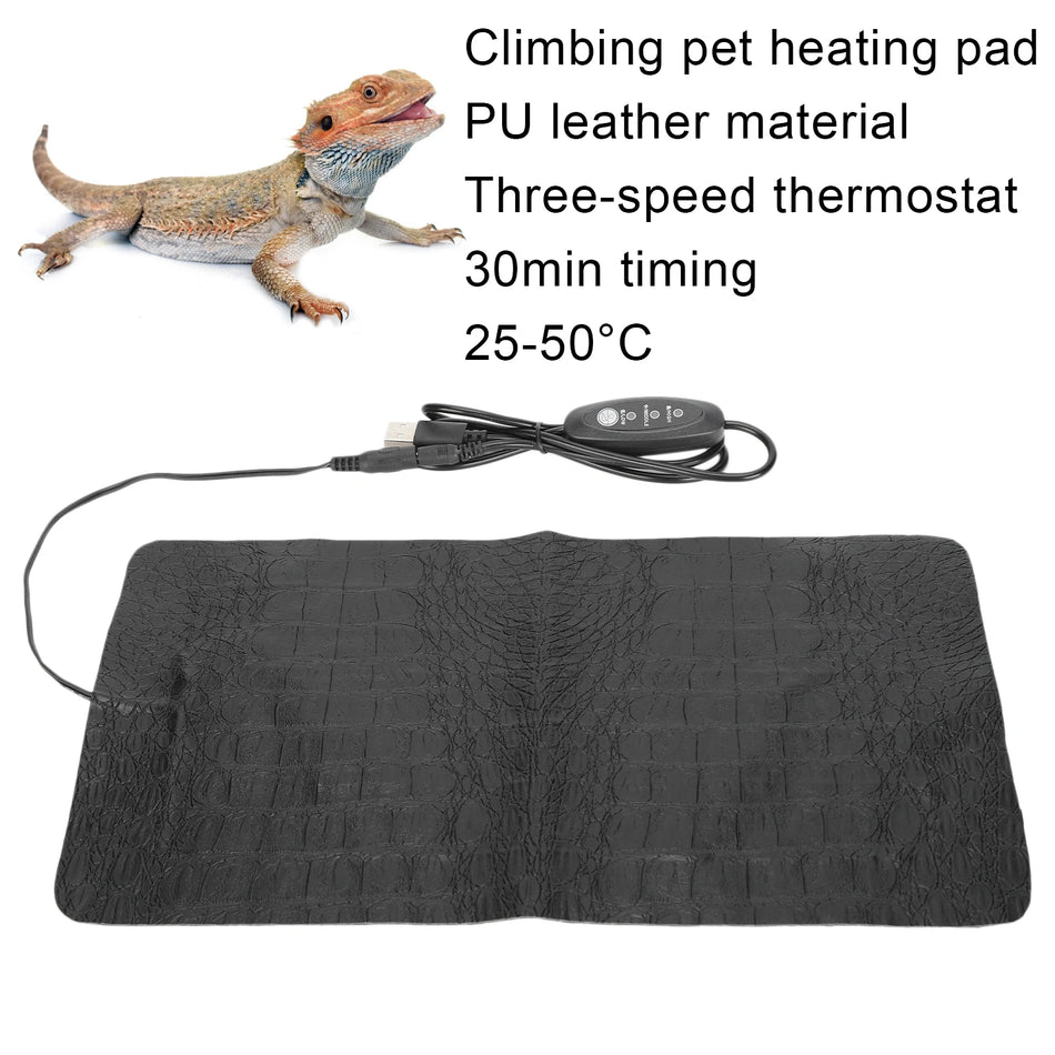 USB Reptile AntiScratch Heating Pad &ndash; Temperature Control