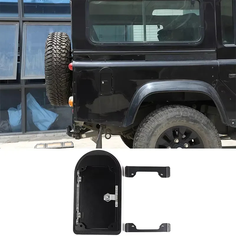 Adesivo piastra inferiore serbatoio carburante nero Defender 90 110