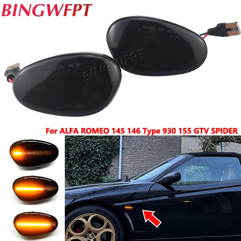 Luz de señal de giro dinámica LED para Alfa Romeo 145 146 930 155