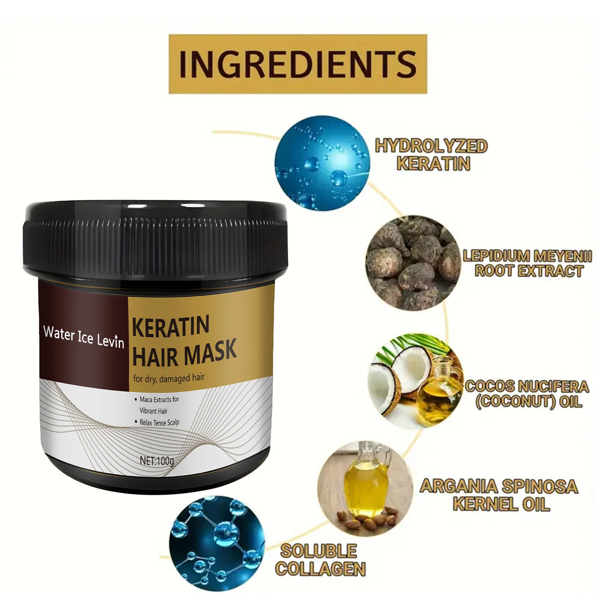 Magical Keratin Hair Mask &ndash; 9 Seconds Frizz Repair and Nourishment
