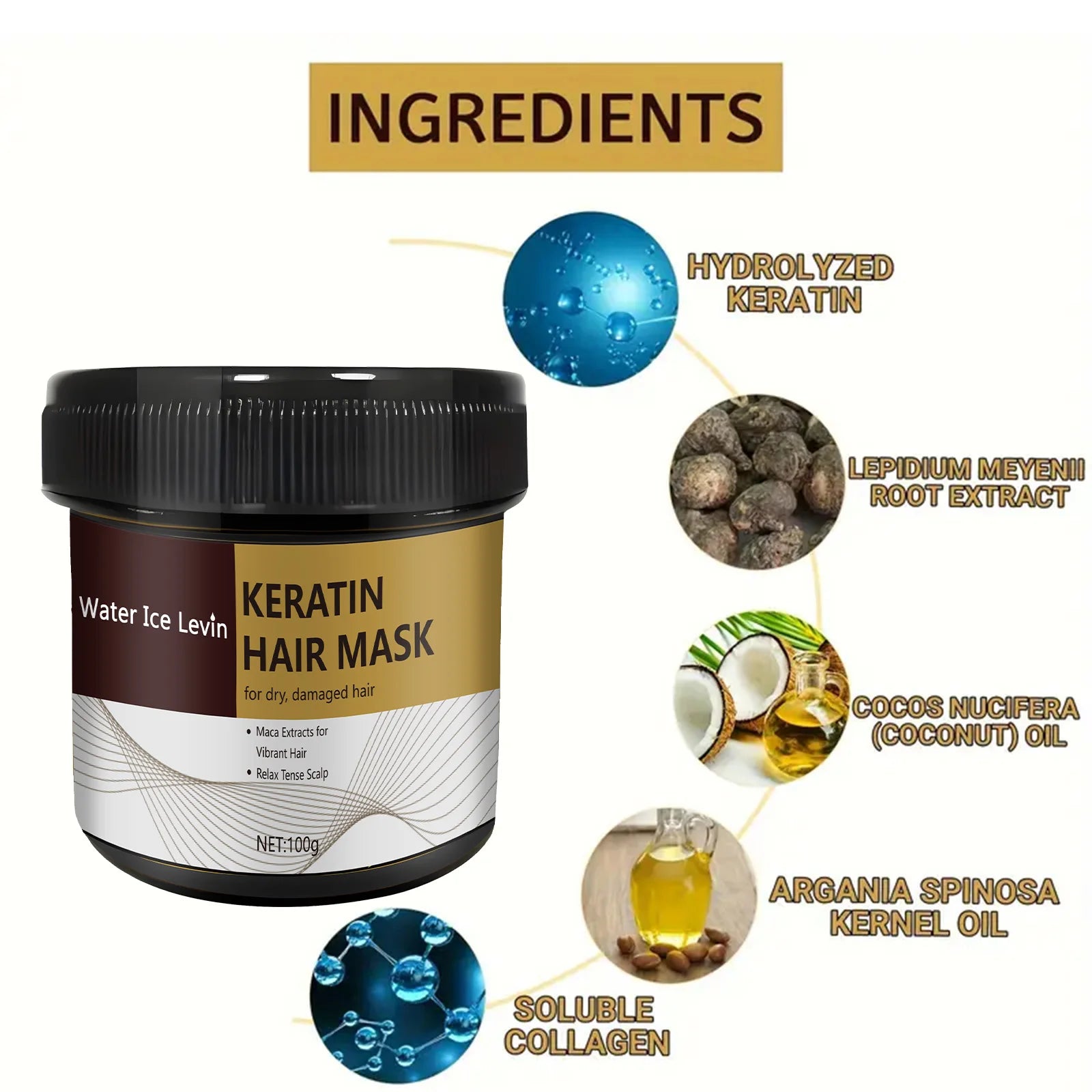 Magical Keratin Hair Mask &ndash; 9 Seconds Frizz Repair and Nourishment