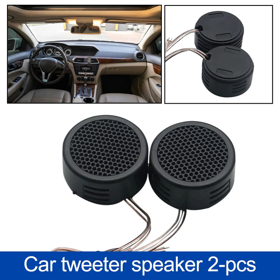 2Vnt Automobilinis Tweeter DC12V 500W ABS Garsiakalbis Automobilių Garso Patobulinimui