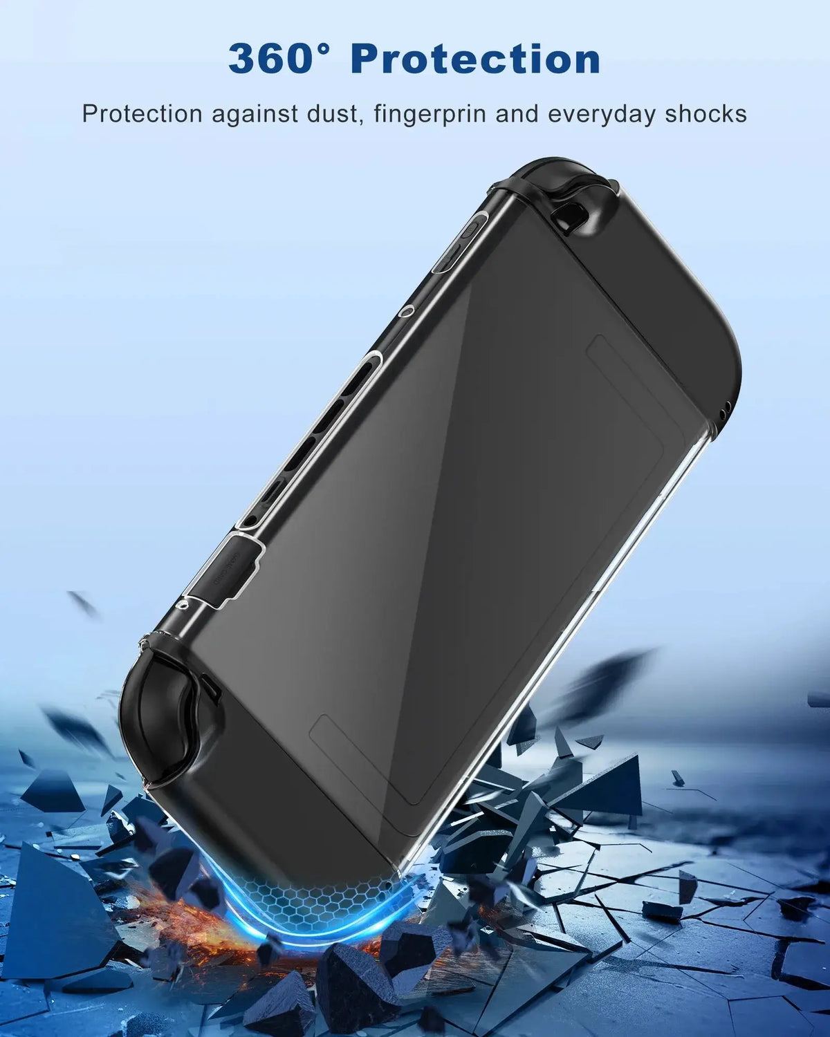 BEBONCOOL NP10 6 in 1 magnetic protective case set for Switch2 with 9H tempered glass film for switch2 GAME accessories by InterCyprus Trading Ltd