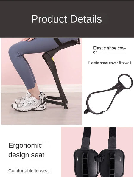 Exoskeleton Wearable Chair &ndash; Lightweight Outdoor Seating