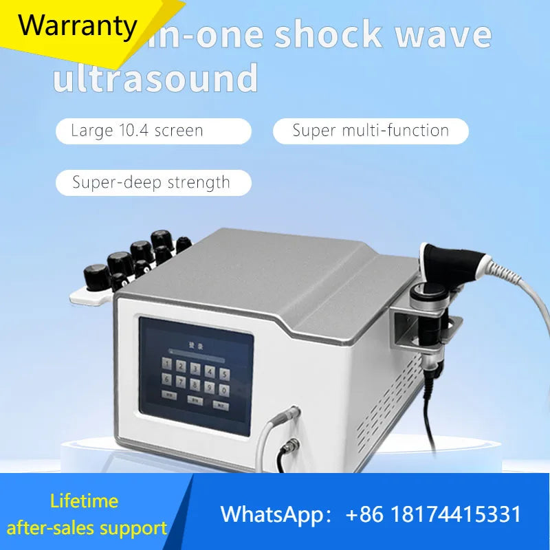 SW500 U 2 En 1 Instrumento Fisioterapéutico de Ultrasonido y Onda de Choque