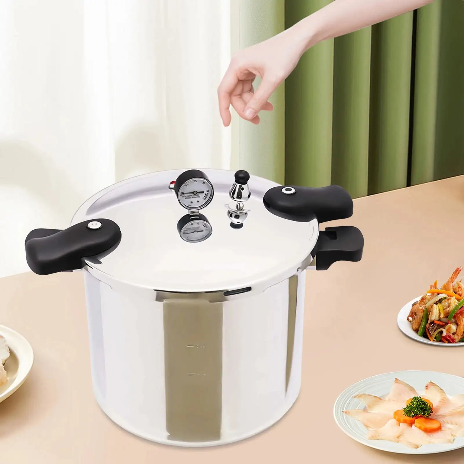 Explosion-Proof 23qt Pressure Cooker &ndash; Ultra Fast Heating