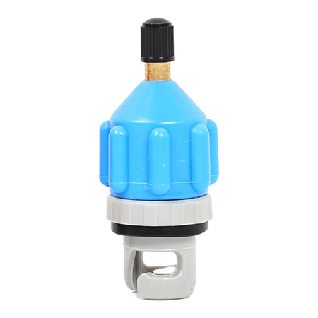DIZETION Air Valve Adaptor Dustproof Wear-resistant Rowing Nylon Kayak Inflatable Pump Adapter for SUP Board Boat Blue