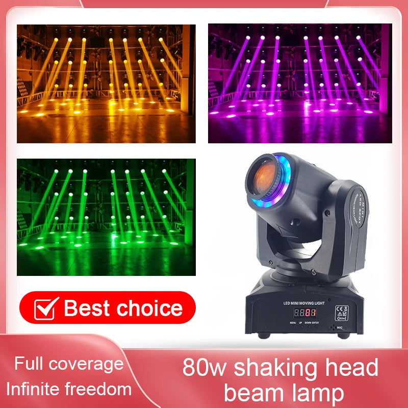 CHEGIT 8 Color Strobe DJ Light &ndash; Sound Activated Beam