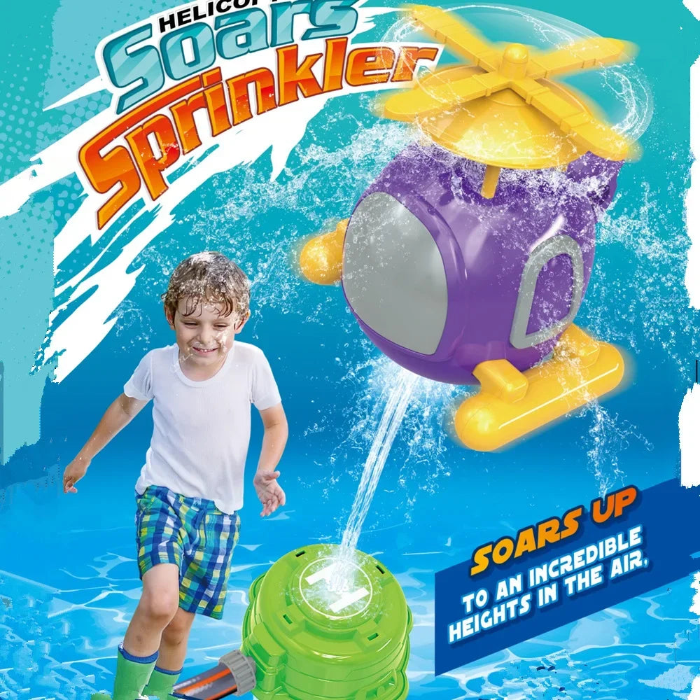 Summer Fly Water Jet Frog Sprinkler - Rotating Spray Fun