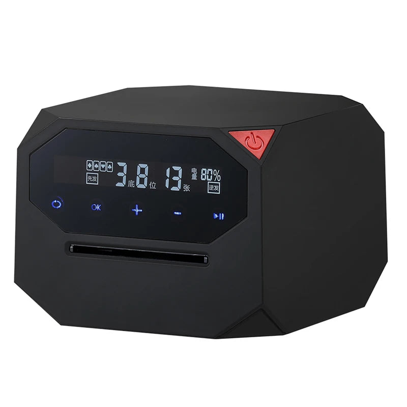 Rechargeable Automatic Card Dealer &ndash; 180/360 Rotation Black