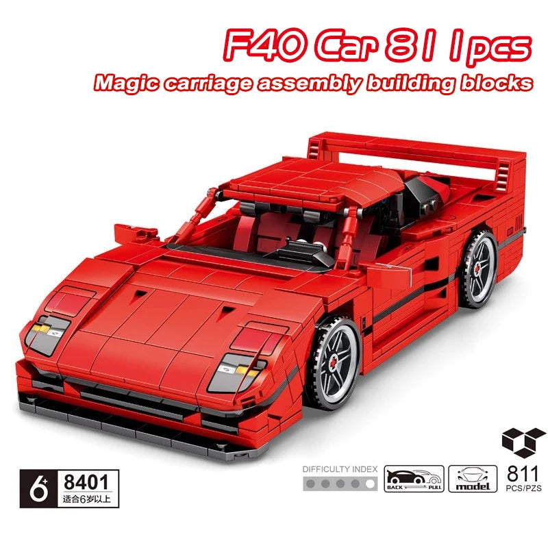 771pcs Caterham 620R Building Blocks &ndash; Lego Compatible F40 Car