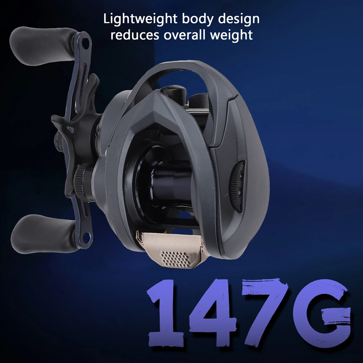 Dual Braking Baitcasting Reels | High-Performance Fishing Reel 7.0:1 Gear Ratio
