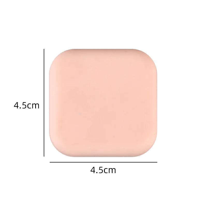 Self Adhesive Silicone Door Stopper - Mute Anti-Shock Wall Protector Pink