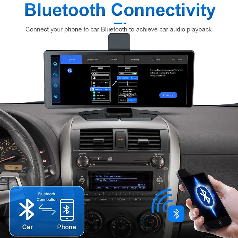 ACCEO 4K DashCam 10.26 Inch &ndash; Android Auto CarPlay GPS