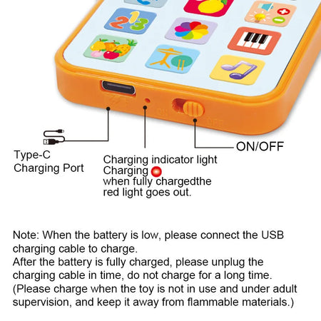 Children Simulation Phone Toy &ndash; Light And Sound Education