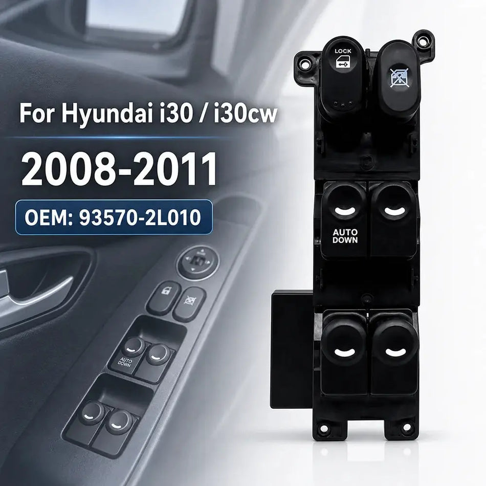 Power Window Master Switch 16 Pin For Hyundai I30 FD Elantra 2008-2012 by InterCyprus Trading Ltd