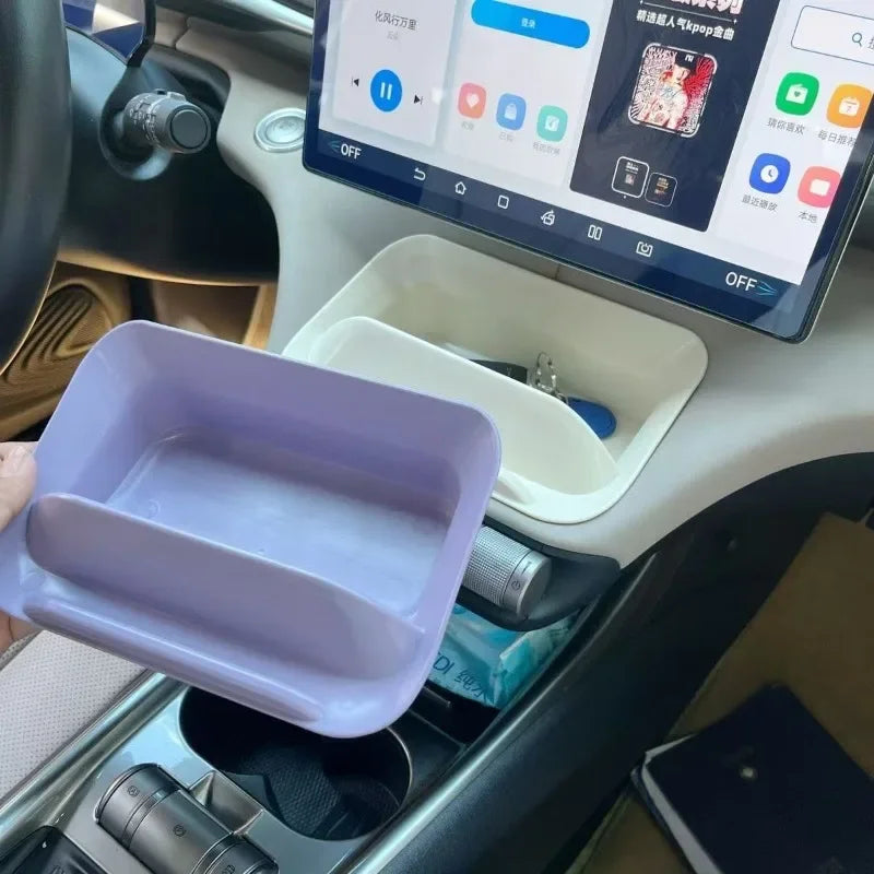 Center Console Storage Box With Waterproof ABS For BYD Dolphin