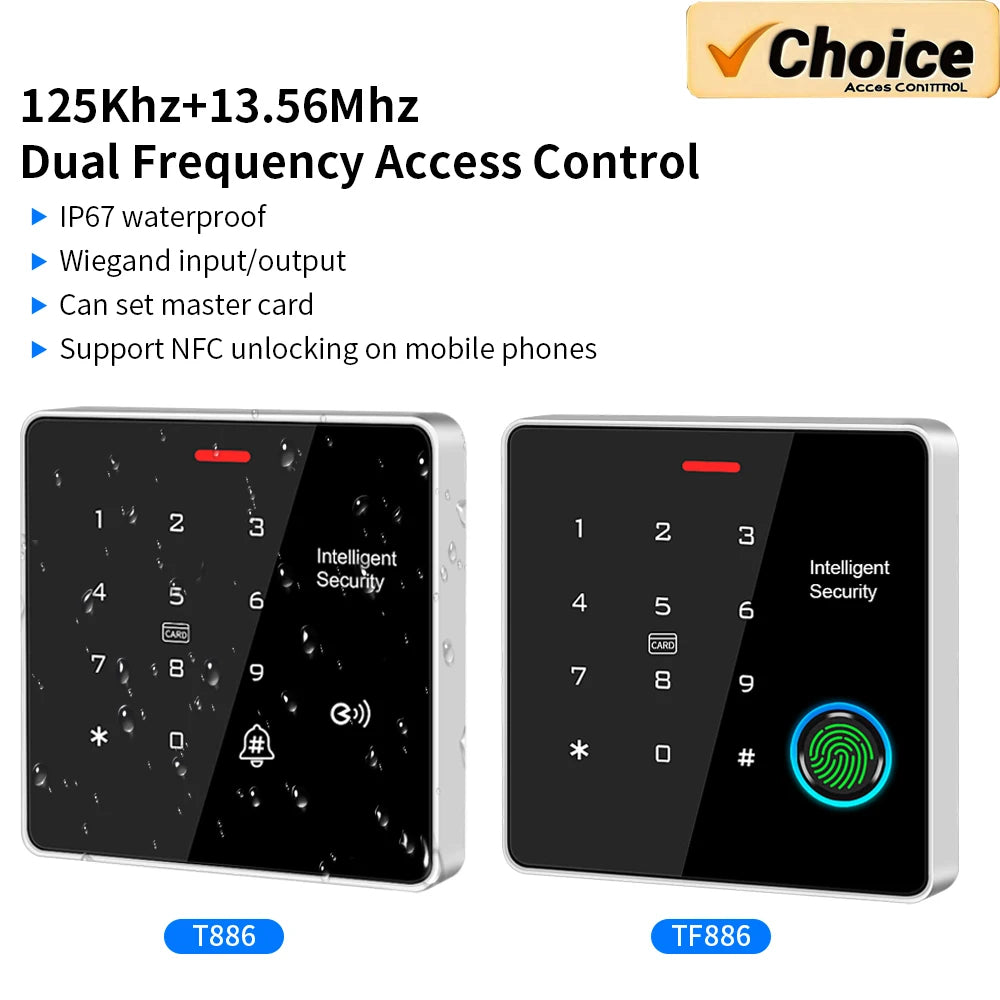 T886/TF886 - Fast 0.3s Recognition With NFC And RFID