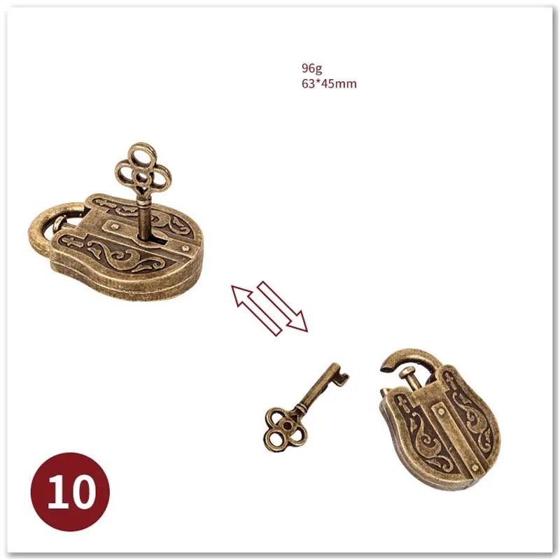 Classic IQ Metal Brain Magic Baffling Puzzles &ndash; Mind Teaser