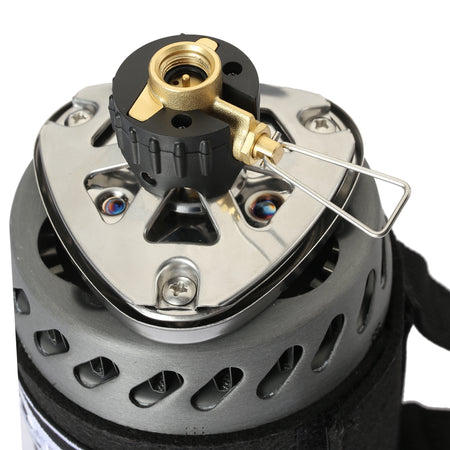 BRS-61 Jet Boil Camping Stove with Heat Exchanger and Quick Burn System