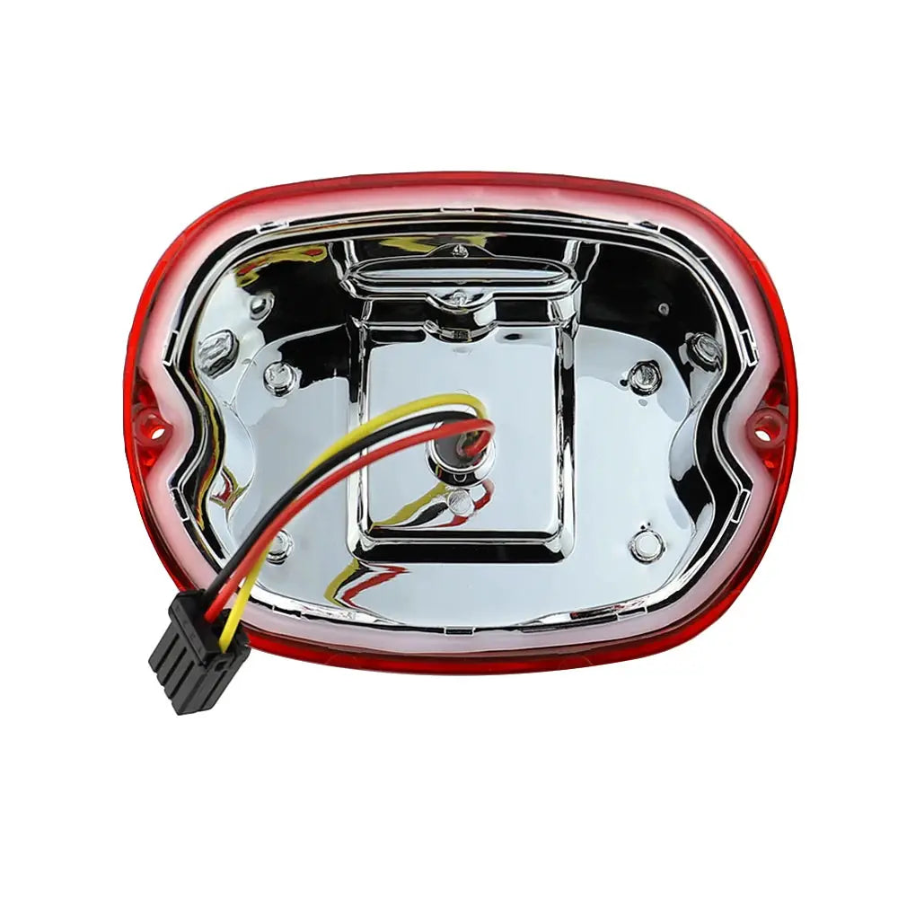 LED Tail Light Rear Flash Brake Light Driving Light with License Plate Lamp for 1999-Up Big Twin or Sportster models by InterCyprus Trading Ltd