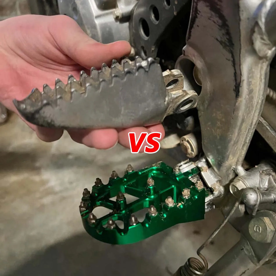 Kawasaki KX CNC Foot Pegs for KX65 KX80 KX85 KX100 KX112 Aluminum Alloy