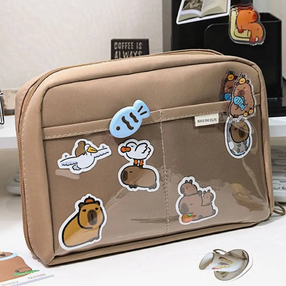 12-Layer Large Capacity Pen Bag | Multifunctional Pencil Case for Students | 90 Degree Large Opening | Zipper Stationery Organizer