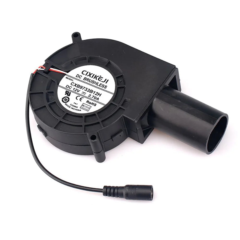 110V 220V Portable Air Blower for Barbecue &amp; Wood Stove - Silent &amp; Adjustable