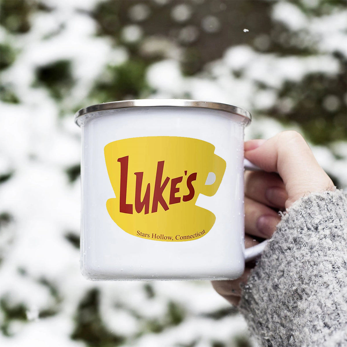 Luke's Diner Enamel Mug - Reusable Eco Friendly Cup 1 / 360ml