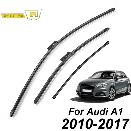 Misima Windshield Windscreen Wiper Blades Set For Audi A1 2010 2011 2012 2013 2014 2015 2016 17 Front Rear Window Kit 24"16"13" by InterCyprus Trading Ltd
